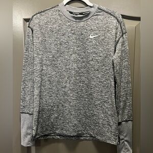 Nike Women’s Heathered Gray Long Sleeve Tee